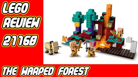 21168 Lego Minecraft The Warped Forest Review YouTube