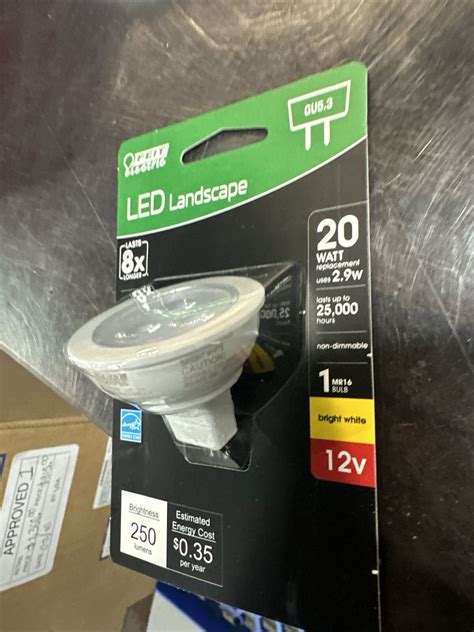 Feit Electric 20w Mr16 Gu5 3 Bi Pin Base Landscape Led Light Bulb Ebay