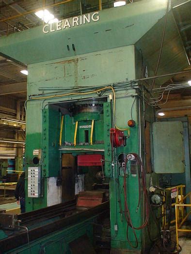 Used 2000 Ton Clearing Hydraulic Press For Sale At Master Machinery