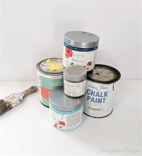 How To Correct Chalk Paint Problems Semigloss Design