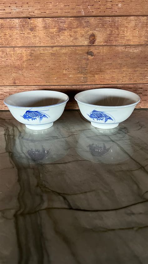 Vintage Pier 1 Koi Fish Dishes Pipers Pickins