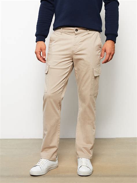 Standard Fit Gabardine Men S Cargo Pants W Z S N W Z S N