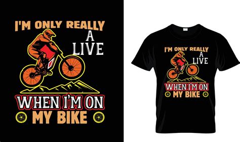 Bicycle T Shirt Design Free Vector 16396584 Vector Art At Vecteezy