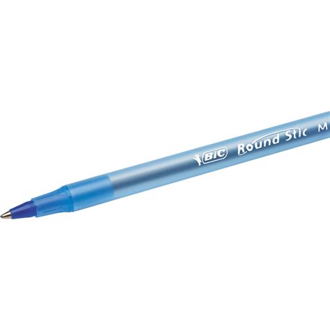 Bic Round Stic Xtra Life Ballpoint Pen Medium Point 10mm Blackred