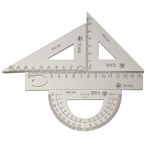 Buy Latern Pieces Math Geometry Tool Aluminum Alloy Triangle Ruler