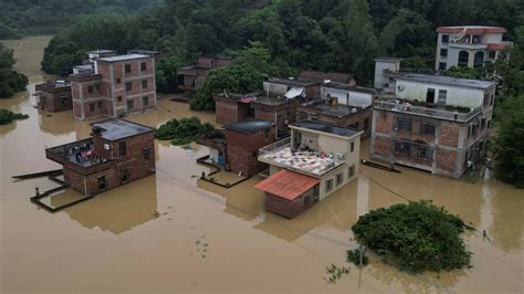 Devastating Flooding Hits Guangdong Province In China