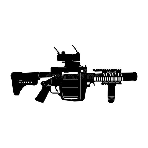 Isolated Weapon Stock Illustration Illustration Of Police 83779185