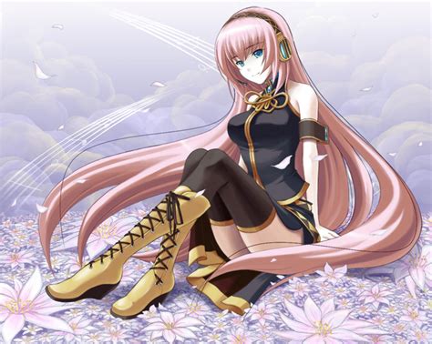 Luka Megurine Hd Wallpaper A Vibrant Anime Vocaloid Experience