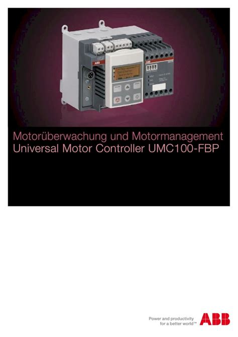 PDF Motorüberwachung und Motormanagement Universal Motor Aufbau