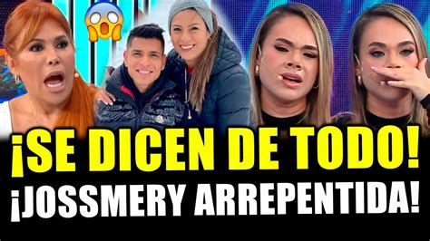 Magaly Medina Encara En Vivo A Jossmery Toledo Por El Caso Paolo