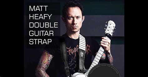 Trivium S Matt Heafy Releases Signature Double Guitar Strap And Some