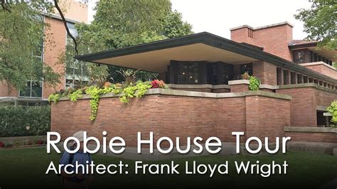 Frank Lloyd Wright S Architecture Robie House Tour In 4 Minutes Youtube