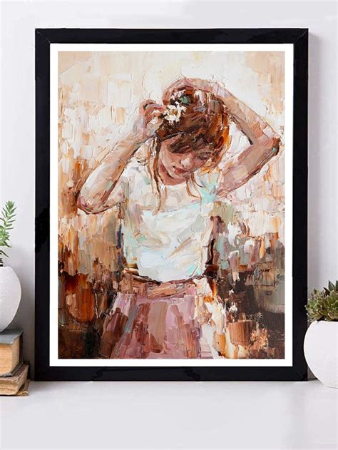 Set Pmma Diy Diamond Painting Without Frame Creative Figure Graphic