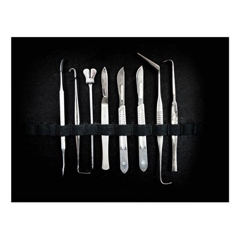 This is a photograph that I took of assorted, antique medical tools used by embalmers or ...