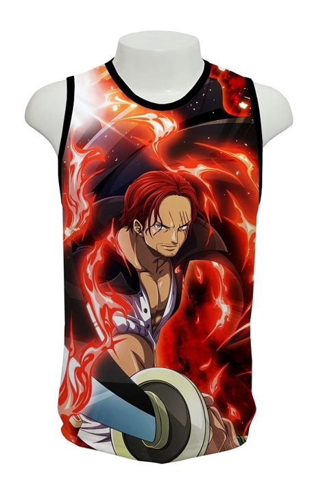 Camiseta One Piece Shanks Regata Elo Produtos Especiais