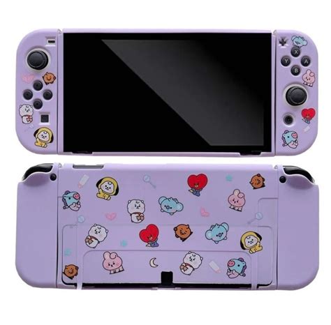 Bts Bt21 Inspired Nintendo Switch Oled Case Skin Soft Shell Etsy