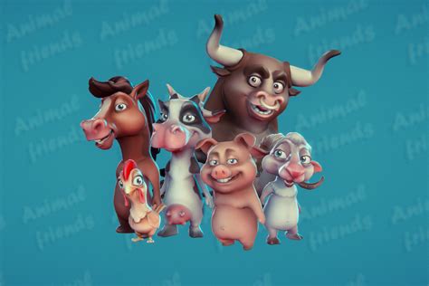 Animal Friends: Farm Animals | 3D Characters | Unity Asset Store