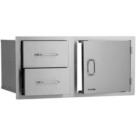 Bull 30 Stainless Steel Access Door Double Drawer Combo 25876 BBQGuys