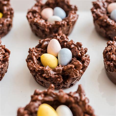 No Bake Chocolate Bird Nests Recipe Cart