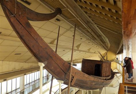 Khufu Boat Museum Giza Egypt Great Pyramid Of Giza Giza Ancient