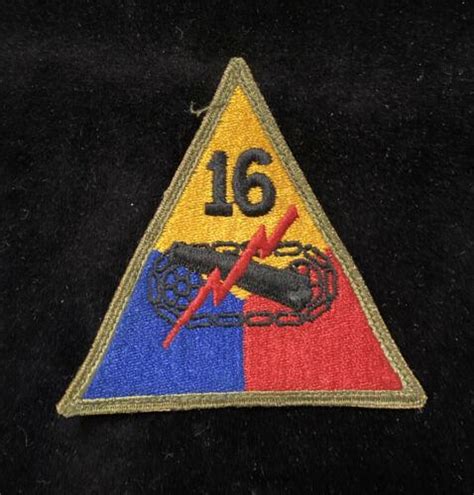 Ww2 16th Armored Division Patch 3871339197