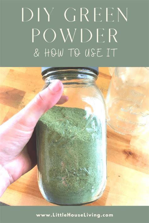 How to Make Your Own Green Powder Blend - Little House Living