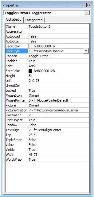 Comment créer des boutons bascule de contrôles ActiveX dans Excel 2007