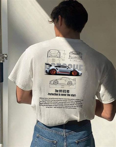 Porsche 911 GT3 RS Camiseta estética Regalos para novio Etsy España