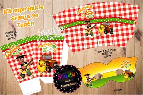 Kit Imprimible Granja De Zenon En Pdf No Editable 300 00 En Mercado