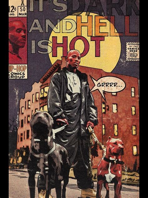 "DMX- It’s Dark And Hell Is Hot" Poster for Sale by Hudson99 | Redbubble