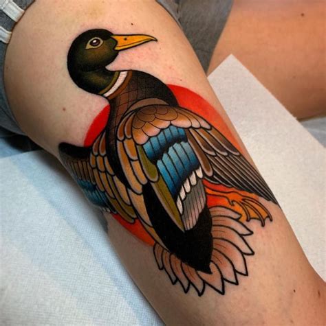 Dave Wah On Instagram Finished Sheris Duck Tattoo Thanks For