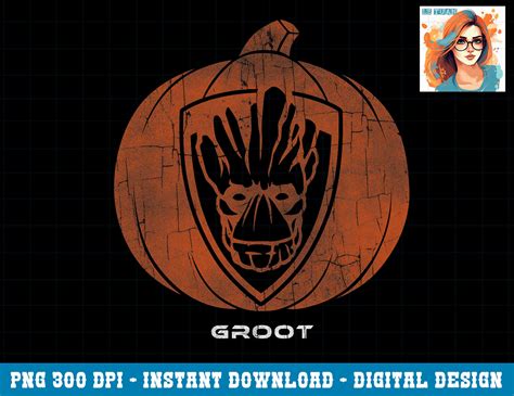 Groot Pumpkin Template