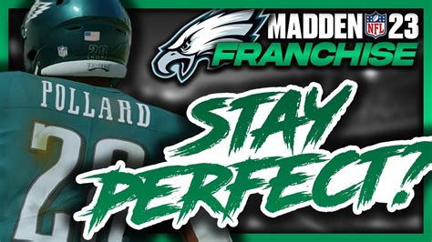 Remain Unbeaten Madden Philadelphia Eagles Franchise Eagles