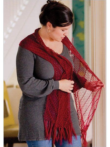 Biased Eyelets Stole Knitting Pattern Download Eunny Jang Interweave Membership Knitting