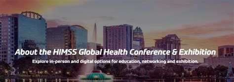 Himss About The Himss Global Health Conference Exhibition