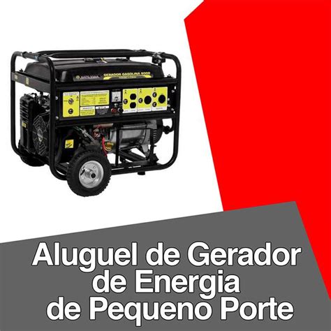 Aluguel De Gerador De Energia De Pequeno Porte S S