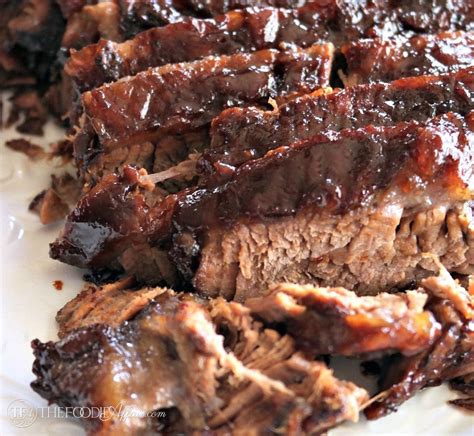 Delicious Oven Cooked Barbecue Brisket The Foodie Affair Beef Brisket Recipes Brisket