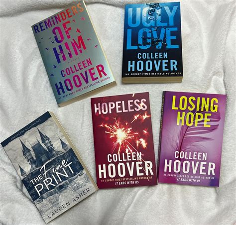 Booktok Colleen Hoover Lauren Asher Books Reminders Of Him Ugly Love