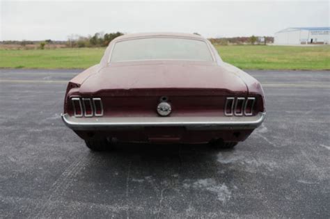 1968 Mustang Fastback Project Classic Ford Mustang 1968 For Sale