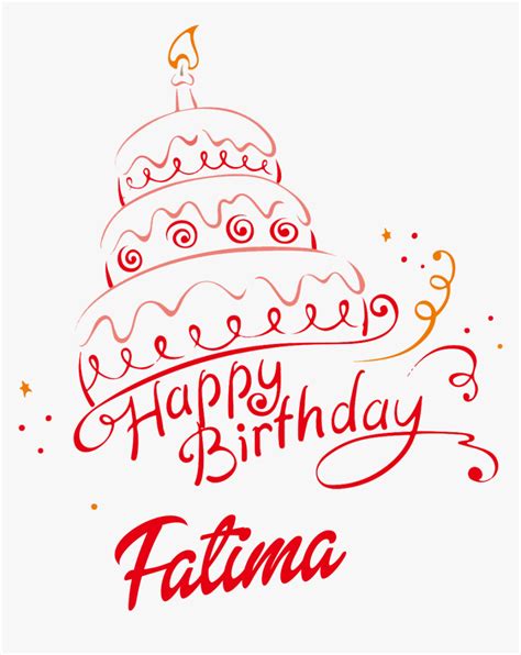 Fatima Happy Birthday Vector Cake Name Png - Birthday Cake With Name Harman, Transparent Png ...