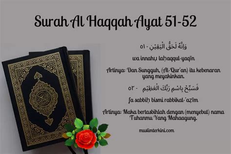 Surah Al Haqqah Ayat 51 52 Arab Latin Dan Artinya Tentang Al Quran