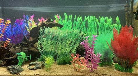 Begondis Pcs Artificial Green Seaweed Water Plants Fish Tank