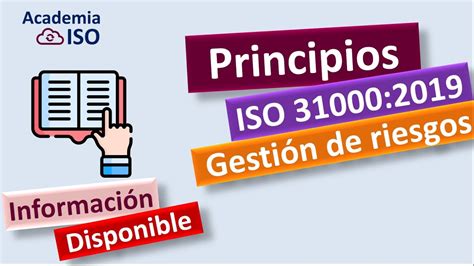 Iso 31000 Risk Management Gestión De Riesgos Principios Mejor