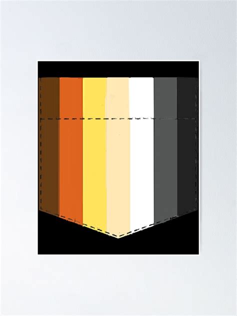 P Ster Bandera Del Oso Del Mes Del Orgullo Lgbtq En Mi Oso Gay De