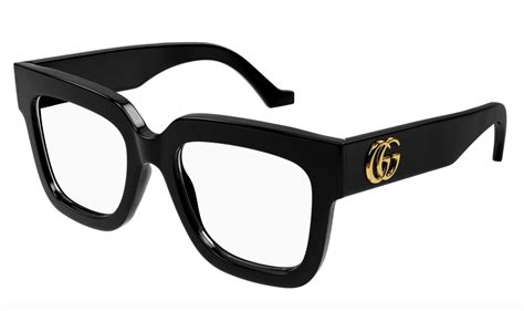 Gucci GG1549O Thick Rim Square Frames in Black – Designer Daydream