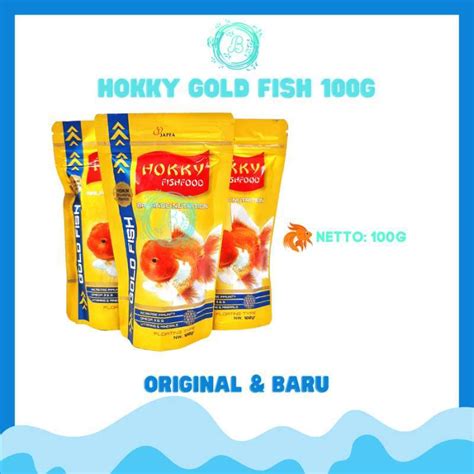 Jual Hokky Gold Fish Gr Balance Nutrition Floating Pakan Koki