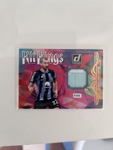 Henrikh Mkhitaryan Kit Kings Patch 2023 24 Panini Donruss Soccer Inter