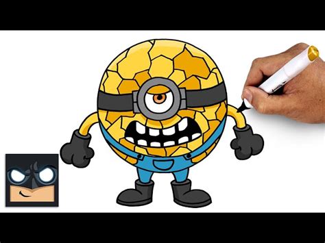 How To Draw Mega Minion Jerry | Despicable Me 4 - Videos For Kids