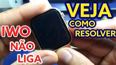 Smartwatch Iwo N O Liga Tela E Agora Display Quebrado Make Fix Screens