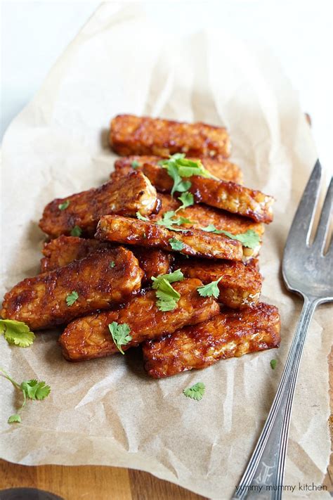 Easy Baked Bbq Tempeh Yummy Mummy Kitchen